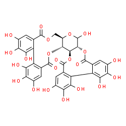 ChemSpider 2D Image | pedunculagin | C34H24O22