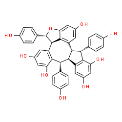 ChemSpider 2D Image | Canaliculatol | C42H32O9