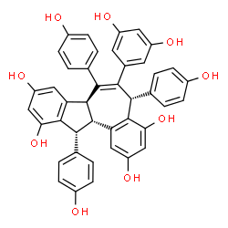 ChemSpider 2D Image | Copalliferol B | C42H32O9