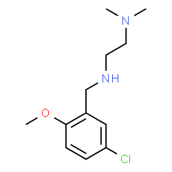 ChemSpider 2D Image | N'-(5-Chloro-2-methoxybenzyl)-N,N-dimethyl-1,2-ethanediamine | C12H19ClN2O