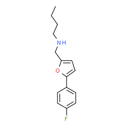 ChemSpider 2D Image | N-{[5-(4-Fluorophenyl)-2-furyl]methyl}-1-butanamine | C15H18FNO