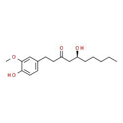 ChemSpider 2D Image | (+)-[6]-Gingerol | C17H26O4