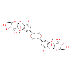 ChemSpider 2D Image | Syringaresinol-di-O-glucoside | C34H46O18
