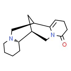 ChemSpider 2D Image | (7alpha)-5,6-Didehydrospartein-2-one | C15H22N2O