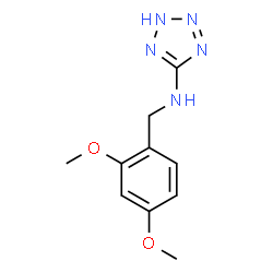 ChemSpider 2D Image | N-(2,4-Dimethoxybenzyl)-2H-tetrazol-5-amine | C10H13N5O2
