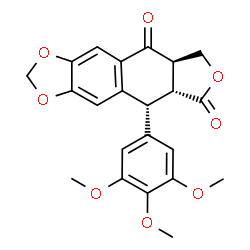 ChemSpider 2D Image | podophyllotoxone | C22H20O8