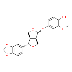 ChemSpider 2D Image | (+)-Sesamolinol | C20H20O7