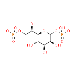 ChemSpider 2D Image | D-Glycero-D-manno-heptose 1,7-bisphosphate | C7H16O13P2