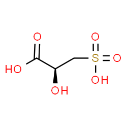 ChemSpider 2D Image | (S)-3-sulfolactic acid | C3H6O6S