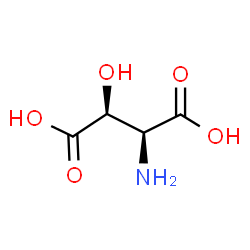 ChemSpider 2D Image | L-(-)-threo-3-Hydroxyaspartic acid | C4H7NO5