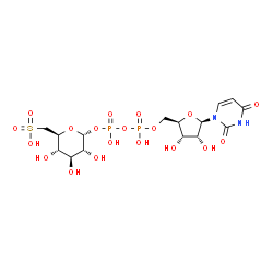 ChemSpider 2D Image | UDP-6-sulfoquinovose | C15H24N2O19P2S