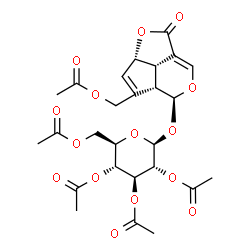 ChemSpider 2D Image | Asperuloside tetraacetate | C26H30O15