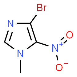 ChemSpider 2D Image | Imidazole, 4-bromo-1-methyl-5-nitro- | C4H4BrN3O2