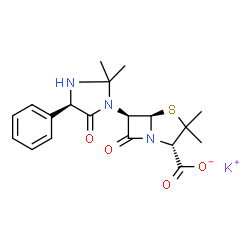 ChemSpider 2D Image | Hetacillin potassium | C19H22KN3O4S