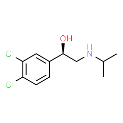 ChemSpider 2D Image | (R)-dichloroisoproterenol | C11H15Cl2NO