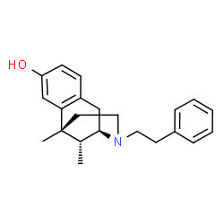 ChemSpider 2D Image | cis-(−)-Phenazocine | C22H27NO