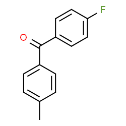 ChemSpider 2D Image | 4-fluoro-4'-methylbenzophenone | C14H11FO