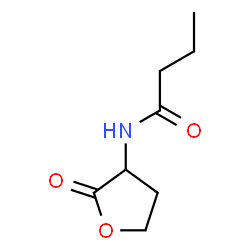 ChemSpider 2D Image | N-Butyryl-DL-homoserine lactone | C8H13NO3