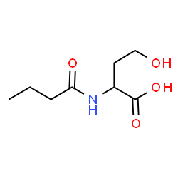 ChemSpider 2D Image | N-Butyrylhomoserine | C8H15NO4