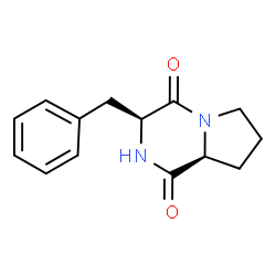 ChemSpider 2D Image | cyclo(L-Phe-L-Pro) | C14H16N2O2