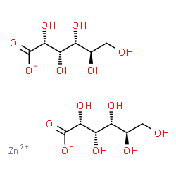 ChemSpider 2D Image | Zinc gluconate | C12H22O14Zn