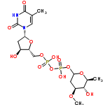 InChI=1/C17H28N2O14P2/c1-8-6-19(17(23)18-16(8)22)13-4-10(20)12(31-13)7-29-34(24,25)33-35(26,27)32-14-5-11(28-3)15(21)9(2)30-14/h6,9-15,20-21H,4-5,7H2,1-3H3,(H,24,25)(H,26,27)(H,18,22,23)/t9-,10-,11-,12+,13+,14?,15-/m0/s1