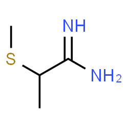 ChemSpider 2D Image | 2-(Methylsulfanyl)propanimidamide | C4H10N2S
