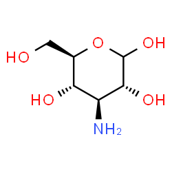 ChemSpider 2D Image | 3-Amino-3-deoxy-D-glucopyranose | C6H13NO5
