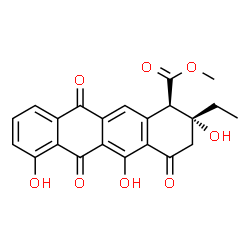 ChemSpider 2D Image | Aklaviketone | C22H18O8