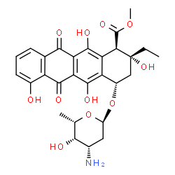 ChemSpider 2D Image | Rhodomycin D | C28H31NO11