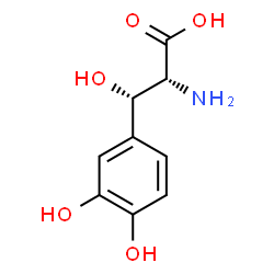 ChemSpider 2D Image | (betaS)-beta,3-Dihydroxy-D-tyrosine | C9H11NO5