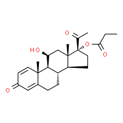 ChemSpider 2D Image | Deprodone propionate (JAN) | C24H32O5