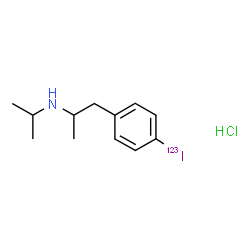 ChemSpider 2D Image | Iofetamine hydrochloride I 123 | C12H19Cl123IN