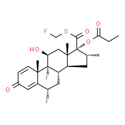 ChemSpider 2D Image | Fluticasone propionate | C25H31F3O5S