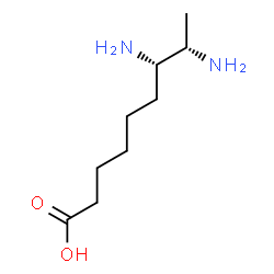 ChemSpider 2D Image | (7S,8S)-7,8-Diaminononanoic acid | C9H20N2O2