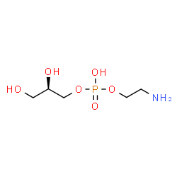 ChemSpider 2D Image | (R)-?-glycerophosphorylethanolamine | C5H14NO6P