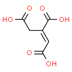 ChemSpider 2D Image | (E)-Aconitic Acid | C6H6O6