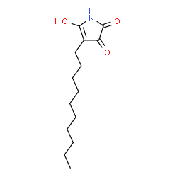 ChemSpider 2D Image | 4-Decyl-5-hydroxy-1H-pyrrole-2,3-dione | C14H23NO3