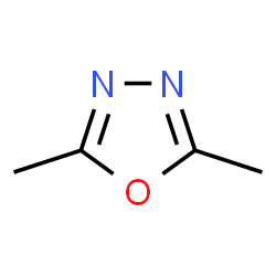 ChemSpider 2D Image | 2,5-Dimethyl-1,3,4-oxadiazole | C4H6N2O