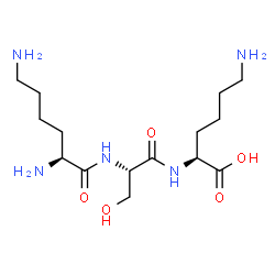 ChemSpider 2D Image | L-Lysyl-L-seryl-L-lysine | C15H31N5O5