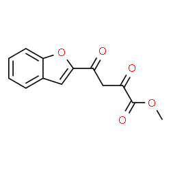 ChemSpider 2D Image | Methyl 4-(1-benzofuran-2-yl)-2,4-dioxobutanoate | C13H10O5