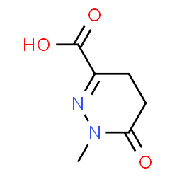 ChemSpider 2D Image | 1-methyl-6-oxo-4,5-dihydropyridazine-3-carboxylic acid | C6H8N2O3