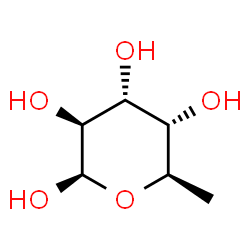ChemSpider 2D Image | 6-Deoxy-beta-D-altropyranose | C6H12O5