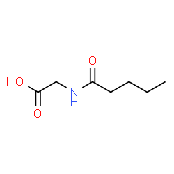 ChemSpider 2D Image | N-valeryl-Glycine | C7H13NO3
