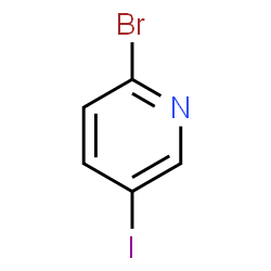 ChemSpider 2D Image | 2-Bromo-5-iodopyridine | C5H3BrIN