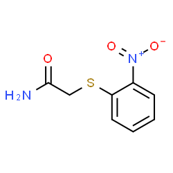 ChemSpider 2D Image | 2-[(2-Nitrophenyl)sulfanyl]acetamide | C8H8N2O3S
