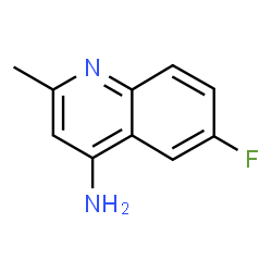ChemSpider 2D Image | 6-Fluoro-2-methyl-4-quinolinamine | C10H9FN2