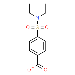 ChemSpider 2D Image | 4-(Diethylsulfamoyl)benzoate | C11H14NO4S
