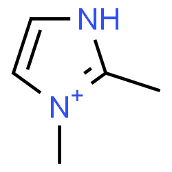 ChemSpider 2D Image | 2,3-dimethylimidazolium | C5H9N2