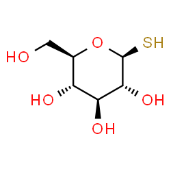 ChemSpider 2D Image | 1-Thio-beta-D-glucopyranose | C6H12O5S